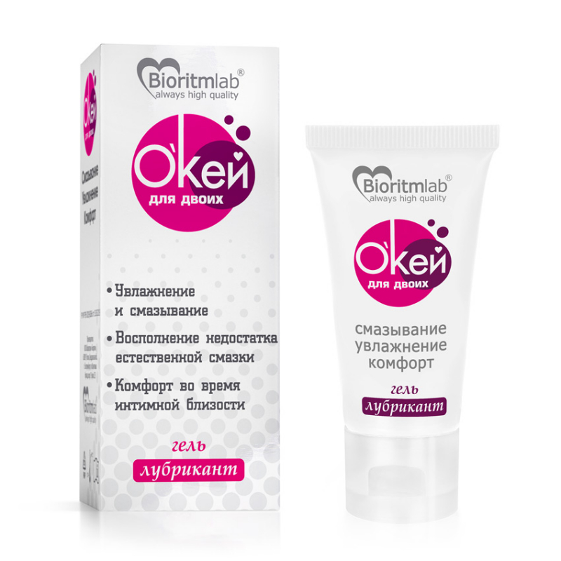 Гель для двоих "О-кей" на водной основе, 25ml 